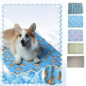 Коврик для домашних животных, самоохлаждающийся коврик для домашних животных, гель для очистки, крутой коврик для 40*50 см One Size