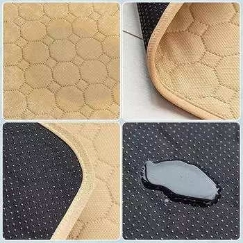 Коврик для дрессировки собак, моющийся, для мочеиспускания домашних животных, суперабсорбирующий, нескользящий, коврик для ящика для щенков, многоразовые прокладки от недержания для собак, кошек, кроликов 50x35cm коричневый