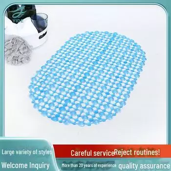 Коврик для душа Hollow Water Drop - противоскользящий коврик для ванной из ПВХ 66*35cm прозрачный