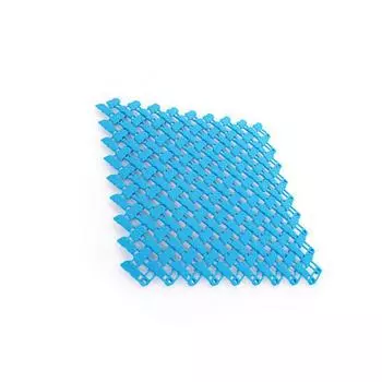 Коврик для душа и ванны из ПВХ с противоскользящим покрытием, овальный, с камешками, однотонный, конфетного цвета оранжевый