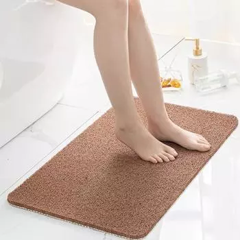 Коврик для душа, нескользящий, предотвращает скольжение, вентиляция, долговечный, без плесени, быстросохнущий коврик для ванной, принадлежности для душа 40x60cm бежевый