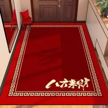 Коврик для двери Advanced Sense Новый китайский коврик для чистки двери Бытовой грязеотталкивающий коврик, который можно резать, нескользящий коврик 40 * 60CM [crystal velvet]