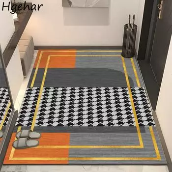 Коврик для двери Diatom Mud Водопоглощающий напольный коврик Welcome Thicken Бытовой нескользящий коврик для ванной комнаты, прихожей, грязеотталкивающий 80x100cm