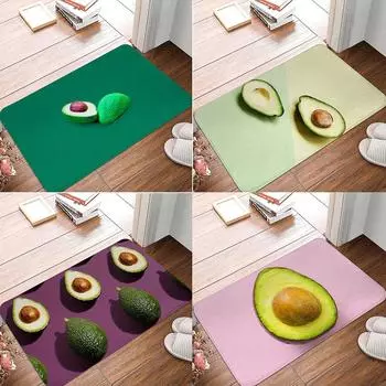 Коврик для двери крыльца, коврик для двери авокадо, ковер, нескользящий моющийся коврик для гостиной, спальни 40x60cm