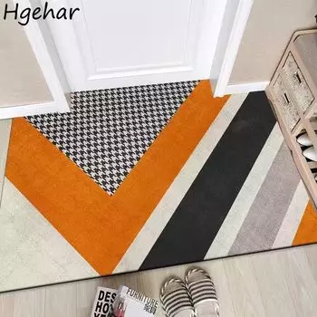 Коврик для двери Современный противоскользящий ковер для прихожей и коридора Коврик для пола Водопоглощающий Коврик для ванной комнаты с защитой от грязи Декоративный ковер 40x60cm