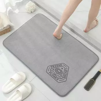 Коврик для двери, устойчивый к растяжению, впитывающий коврик для ванной, коврик для ванной, нескользящий утолщенный коврик для коврового покрытия 40cm*60cm