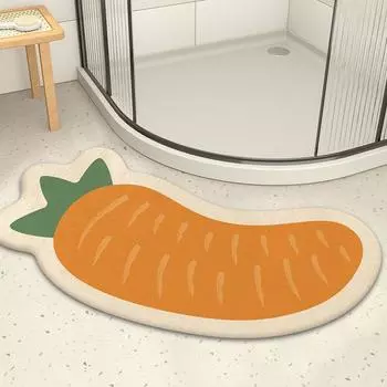 Коврик для двери в ванную комнату, впитывающий изогнутый коврик для ног, нескользящий коврик, коврик для двери в ванную комнату 40X80cm