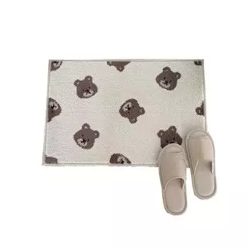 Коврик для двери в ванную ПВХ экологически чистый квадратный противоскользящий мягкий кухонный коврик для дома маленький 40x60cm/15.7x23.6in