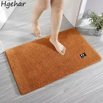 Коврик для двери ванной комнаты, прочный, впитывающий воду, быстросохнущий, мягкий, нескользящий, для пола, для дома, простой, для декора комнаты, для дома, твердый, 50x80 см 40x60cm небесно-голубой