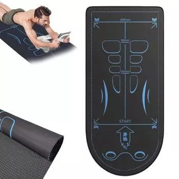 Коврик для фитнес-колеса, мужской коврик для фитнеса, тренировочные упражнения для стояния на коленях One Size чёрный