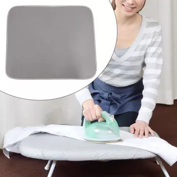 Коврик для гладильной доски, защитный коврик для белья, стол для швейной комнаты серебряный