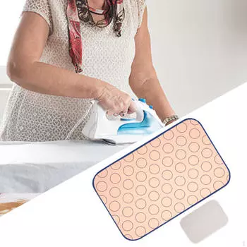 Коврик для глажки для столешницы, плоская поверхность, термостойкий, складной, нескользящий, с изоляционной сеткой 45cmx70cm