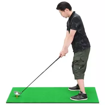 Коврик для гольфа GolfStyle, большой коврик для гольфа, тренировочный коврик для гольфа на открытом воздухе, в помещении, для тренировок, драйвер для качелей, искусственная трава SBR 100 x 150 см, один предмет