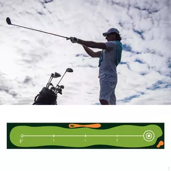 Коврик для гольфа, паттер, тренажер, легкий тренировочный инструмент, 3 м/10 футов