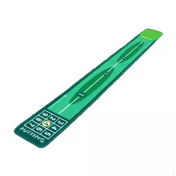 Коврик для гольфа с тренажером для паттера Компактный дизайн для дома и офиса Style B