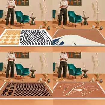 Коврик для гостиной, повседневный ковер для девочек, нескользящий ковер для спальни, коврик для детской комнаты, домашний ковер 40x60cm