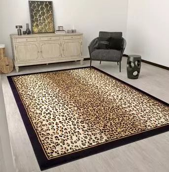 Коврик для гостиной с леопардовым принтом, нескользящий впитывающий коврик, гостиная, коридор, кухня, спальня, балкон, туалет, современный декоративный ковер 40X60cm-16x24in