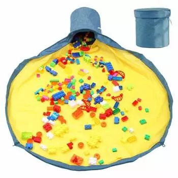 коврик для хранения блоков, сумка для хранения игрушек, игрушки, уборка блоков, коврик для хранения, предметы домашнего обихода, можно стирать, удобно для выхода, универсальный, легко чистить