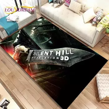 Коврик для игр в фильмах ужасов Silent Hill, коврик для гостиной, спальни, дивана, коврик для двери, детский нескользящий напольный коврик 40x60cm(15x23in)