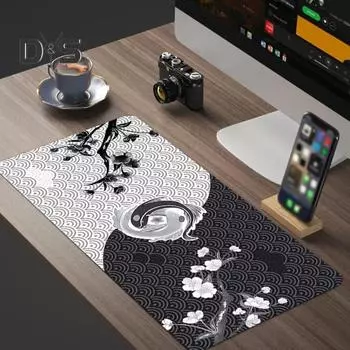 Коврик для игровой мыши, большой игровой коврик для компьютера, ноутбука, нескользящая износостойкая сверхгладкая поверхность, нескользящая резиновая основа, коврик для мыши 20