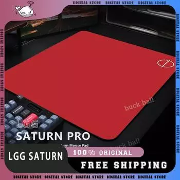 Коврик для игровой мыши LGG Saturn PRO FPS с нескользящей тканью, гладкой поверхностью, устойчивой к поту, оригинальный большой настольный коврик для геймера, подарок 285x320x3mm