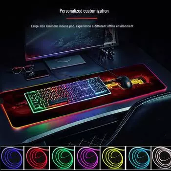 Коврик для игровой мыши RGB LED Symphony Large - светящийся коврик для киберспорта 250x300x3mm