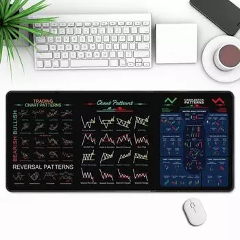 Коврик для игровой мыши Yousheng Large с прошитым краем, нескользящая основа, моющийся, простой в использовании, резиновый коврик для мыши и клавиатуры 30*80cm C