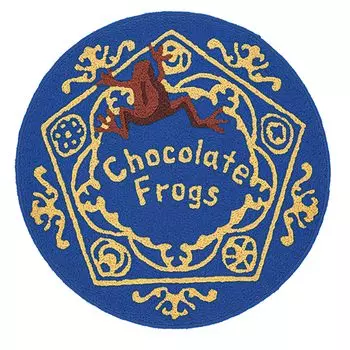 Коврик для интерьера Marushin Harry Potter Frog Chocolate Mat WW Harry Potter Wizarding World Hogwarts Universal USJ Narikiri Goods Коврик для пола Круглый ковер