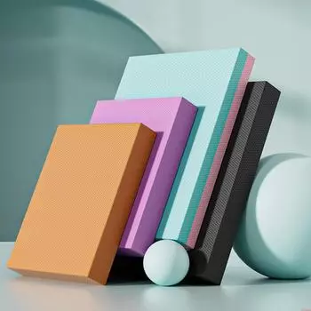 Коврик для йоги, балансирующий, нескользящий, мягкий, из пеноматериала TPE, коврик для лодыжек, наколенников, для фитнеса, тренировок по поддержанию формы, бодибилдинга, домашнего спортзала