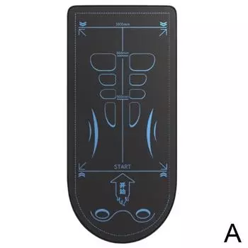 Коврик для йоги для брюшного пресса, домашний противоскользящий амортизирующий многоразовый коврик, утолщенный пол, бесшумный поглотитель Kn H3E4 Black-One size