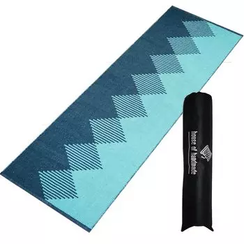 Коврик для йоги для женщин и мужчин, 2X6 футов, нескользящий коврик для домашних тренировок толщиной 8 мм, большой коврик для пилатеса, коврик для медитации с противоскользящим покрытием (БИРЮЗОВО-ЗЕЛЕНЫЙ) 180L x 60W x 0.8Th CM