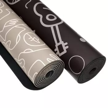 Коврик для йоги из натурального каучука PU, цветная версия для печати, впитывающий пот, нескользящий, спортивный, фитнес, местный коврик Tyrant, домашний магазин, доступный