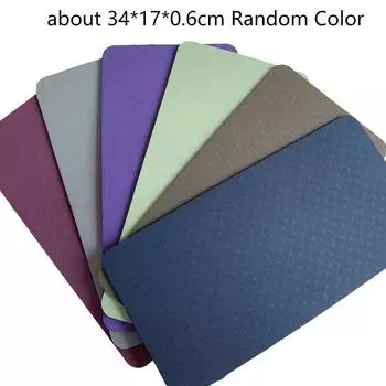 Коврик для йоги, плоский поддерживающий коврик, коврик для коленей, нескользящий коврик для живота, мини-коврик для фитнеса и йоги as the picture