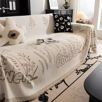 Коврик для кемпинга, пикника, цветов и растений, одеяла для гостиной, дивана, положения пары, современный плед, одеяло с цветными блоками 180x130