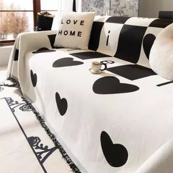 Коврик для кемпинга, пикника, сердца, букв, пледы для гостиной, дивана, положения пары, современный плед, одеяло с цветными блоками 180x130