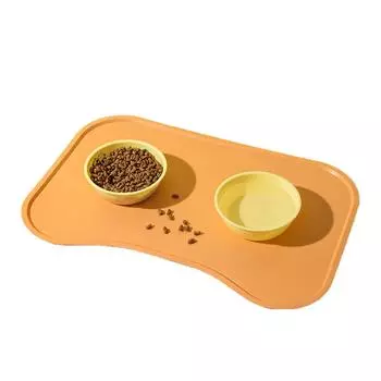 Коврик для кормления домашних животных, водонепроницаемый, противоскользящий, силиконовый, коврик для корма для собак, коврик для кошек, для пола