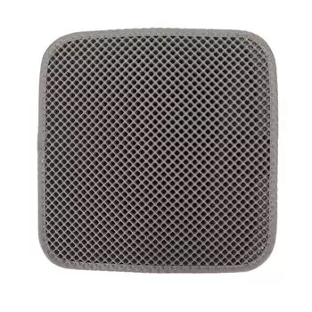 Коврик для кошачьего туалета предотвращает скольжение, водонепроницаемый нижний двухслойный коврик для ловли наполнителя из ЭВА для котенка XXS серый