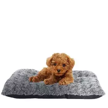 Коврик для кошачьей будки розовый плюшевый матрас для домашних животных золотистый ретривер нескользящий зимний теплый для маленьких и средних собак XS40*30*4CM