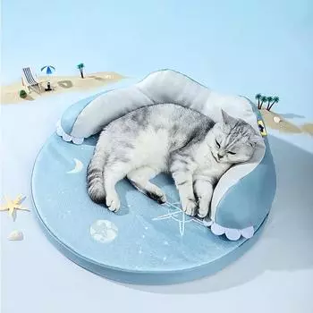 Коврик для кошек и собак, охлаждающий летний коврик, дышащий диван-одеяло для сна собак и кошек, моющийся коврик для кошек и собак 55X55CM