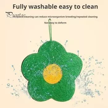 Коврик для кошек, настенный, натуральный, сизаль, коврик для кошек, когтеточка в форме цветка, апельсина, коврик для царапания когтей, защитный коврик для дивана A