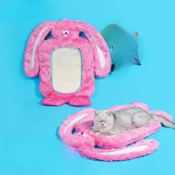 Коврик для кошек Rabbit Beauty, мягкий коврик для домашних животных, теплый коврик для собак, устойчивый к царапинам и когтям 80*45 cm