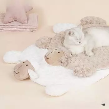 Коврик для кошки, коврик для сна, коврик для собаки, коврик для питомца, напольный коврик для кошки, коврик для клетки для кошки, коврик для питомца 50*60*6cm