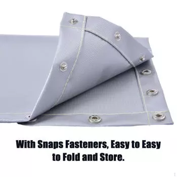 Коврик для костра, огнестойкий, устойчивый, простой в использовании, универсальный, защитный коврик для пола барбекю