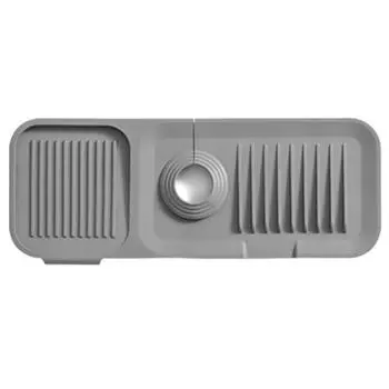 Коврик для крана силиконовый защитный кожух для раковины безопасный чистый без запаха аксессуар для раковины для кухни ванной комнаты темно-серый темно-зеленого