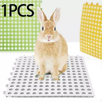 Коврик для кроличьих лапок, коврик для отдыха с кроликом и отверстием 30x30 см, товары для домашних животных, прочные постельные принадлежности для хомяков, подстилки серый