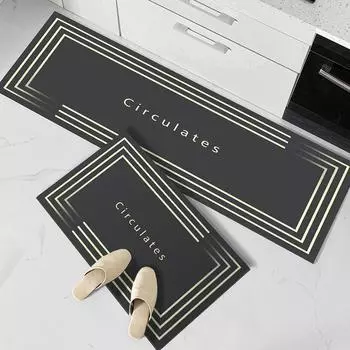 Коврик для кухни, бытовой коврик, диатомовый коврик для ног, туалет, ванная комната, водонепроницаемый коврик с длинной полосой, противоскользящий коврик для двери 40cm*60cm