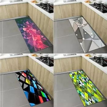 Коврик для кухни, коврик для двери, крыльца, ковер для гостиной, спальни, коридора, балкона, нескользящий ковер 50x80cm