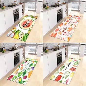 Коврик для кухни, коврик для двери в ванную, нескользящий ковер для входной двери, коридор, гостиная, спальня, длинный ковер 50x80cm