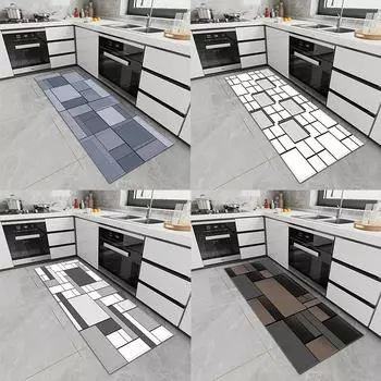 Коврик для кухни, коврик для входной двери, ковер для спальни, коридора, ванной комнаты, нескользящий пол, ковер с рисунком для гостиной 50x80cm