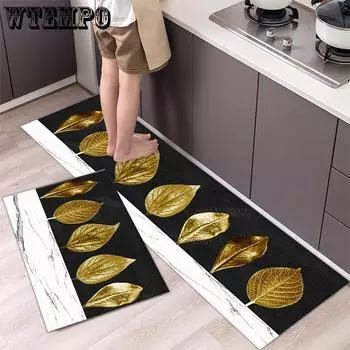 Коврик для кухни Мягкий утолщенный коврик для пола для кухни Водонепроницаемый нескользящий коврик для пола Ковровая дорожка 40 * 60cm